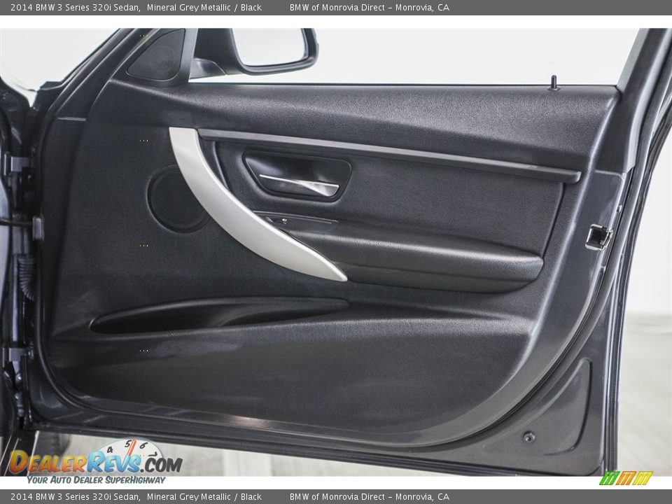 2014 BMW 3 Series 320i Sedan Mineral Grey Metallic / Black Photo #24