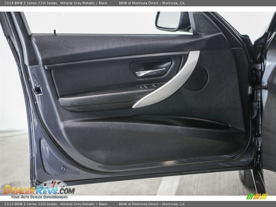 2014 BMW 3 Series 320i Sedan Mineral Grey Metallic / Black Photo #25