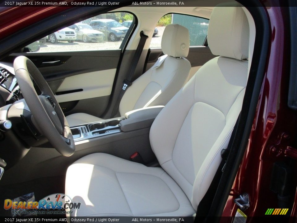 Front Seat of 2017 Jaguar XE 35t Premium AWD Photo #13