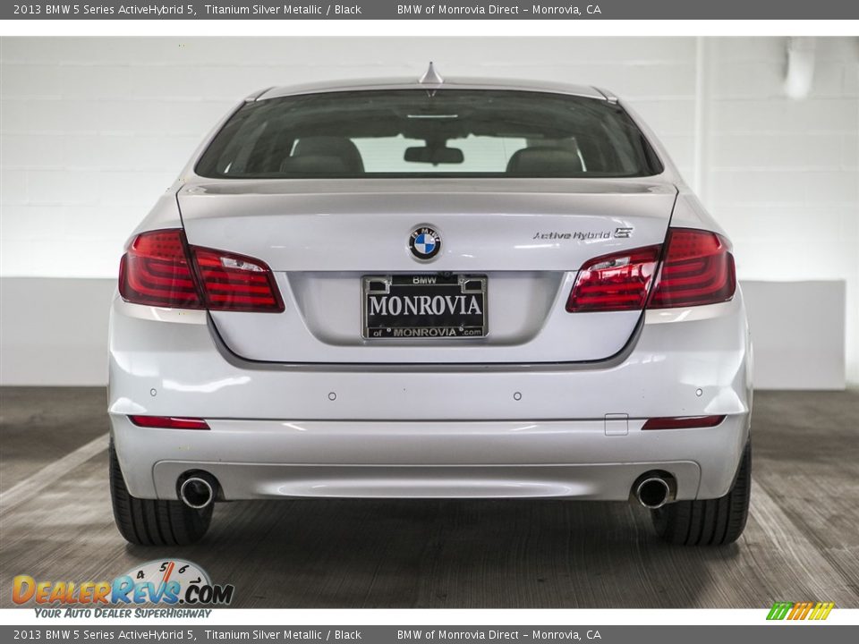 2013 BMW 5 Series ActiveHybrid 5 Titanium Silver Metallic / Black Photo #3