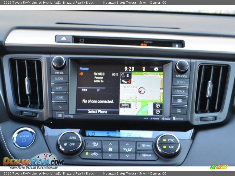 2016 Toyota RAV4 Limited Hybrid AWD Blizzard Pearl / Black Photo #6