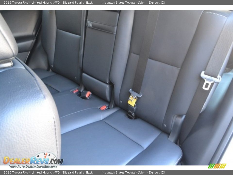 2016 Toyota RAV4 Limited Hybrid AWD Blizzard Pearl / Black Photo #7