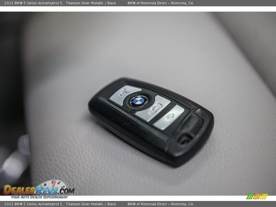 2013 BMW 5 Series ActiveHybrid 5 Titanium Silver Metallic / Black Photo #11