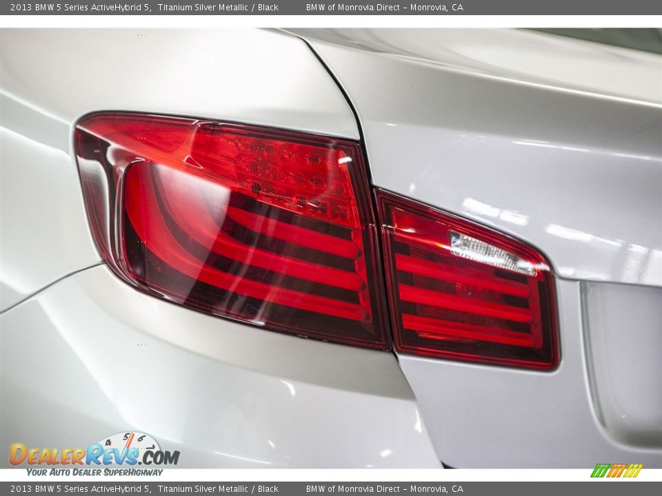2013 BMW 5 Series ActiveHybrid 5 Titanium Silver Metallic / Black Photo #29