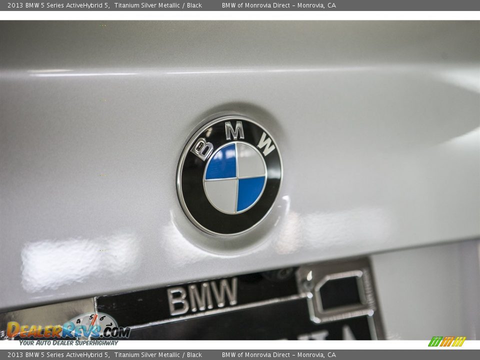 2013 BMW 5 Series ActiveHybrid 5 Titanium Silver Metallic / Black Photo #30