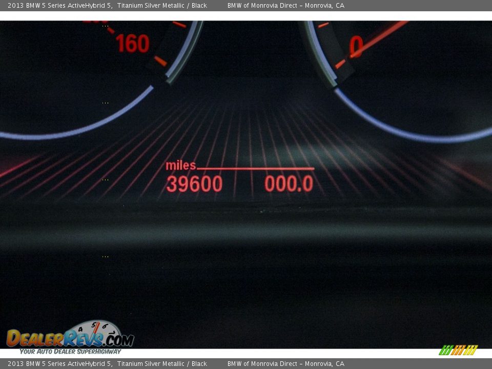 2013 BMW 5 Series ActiveHybrid 5 Titanium Silver Metallic / Black Photo #31