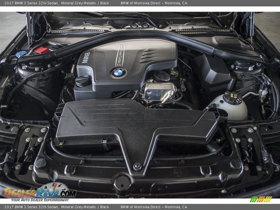 2017 BMW 3 Series 320i Sedan 2.0 Liter DI TwinPower Turbocharged DOHC 16-Valve VVT 4 Cylinder Engine Photo #9