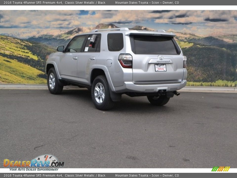2016 Toyota 4Runner SR5 Premium 4x4 Classic Silver Metallic / Black Photo #3