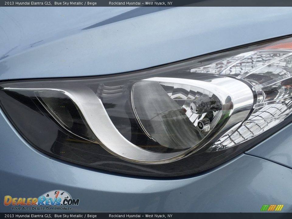 2013 Hyundai Elantra GLS Blue Sky Metallic / Beige Photo #29