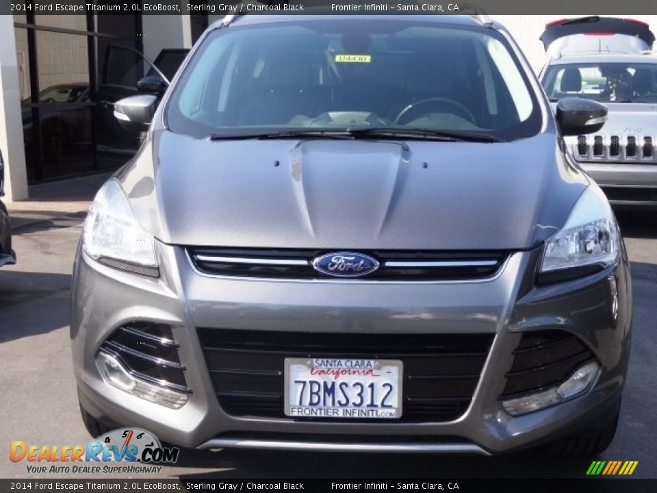 2014 Ford Escape Titanium 2.0L EcoBoost Sterling Gray / Charcoal Black Photo #2