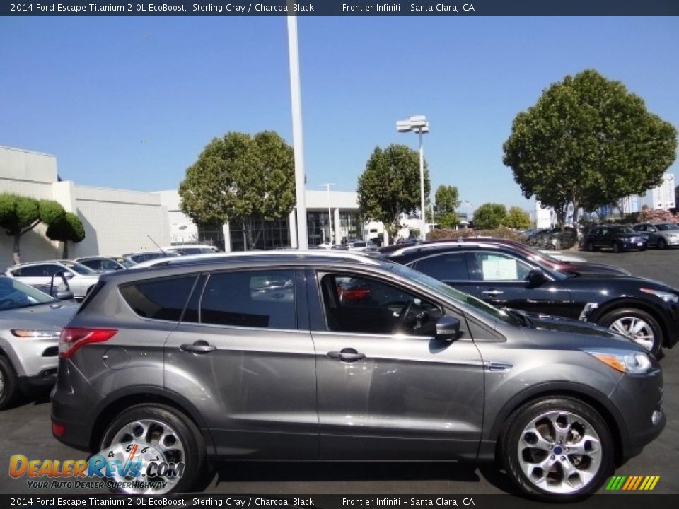 2014 Ford Escape Titanium 2.0L EcoBoost Sterling Gray / Charcoal Black Photo #4