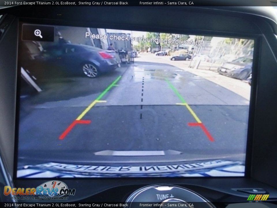 2014 Ford Escape Titanium 2.0L EcoBoost Sterling Gray / Charcoal Black Photo #15