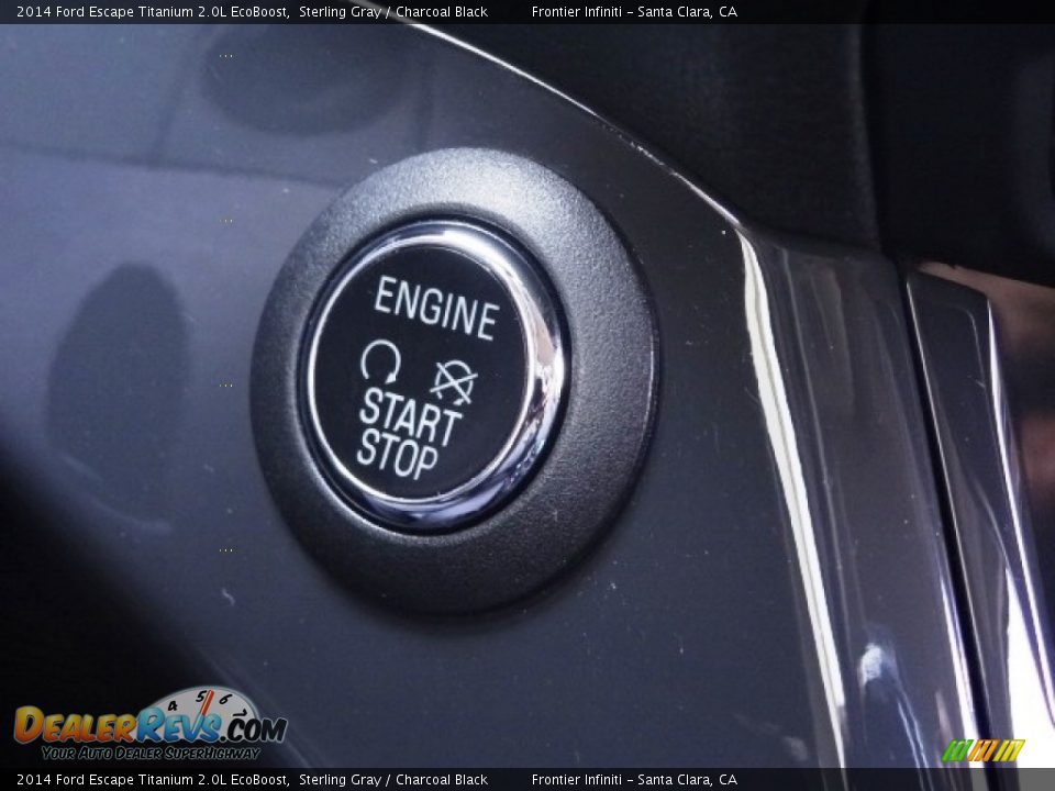2014 Ford Escape Titanium 2.0L EcoBoost Sterling Gray / Charcoal Black Photo #16
