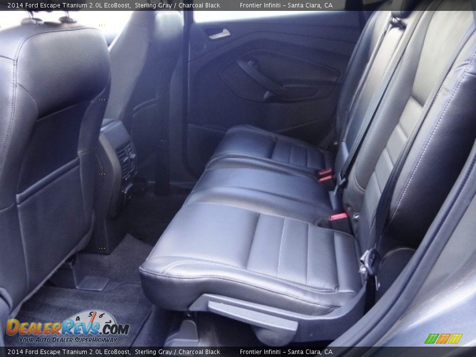 2014 Ford Escape Titanium 2.0L EcoBoost Sterling Gray / Charcoal Black Photo #18