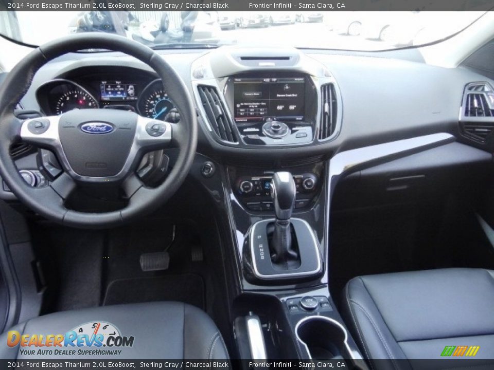 2014 Ford Escape Titanium 2.0L EcoBoost Sterling Gray / Charcoal Black Photo #23