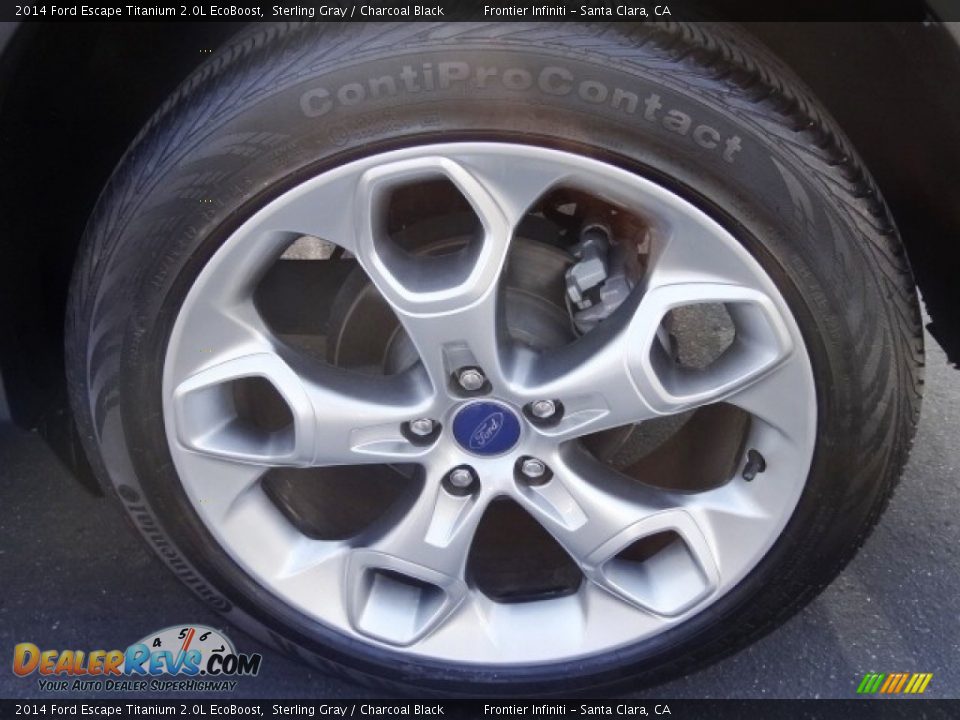 2014 Ford Escape Titanium 2.0L EcoBoost Sterling Gray / Charcoal Black Photo #24