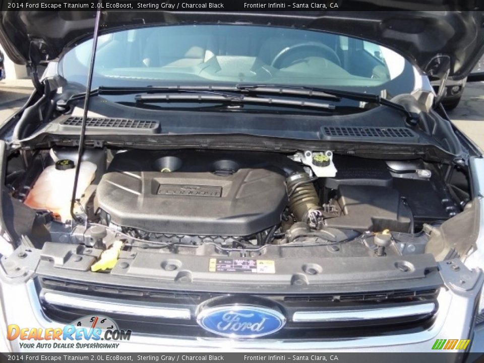2014 Ford Escape Titanium 2.0L EcoBoost Sterling Gray / Charcoal Black Photo #29