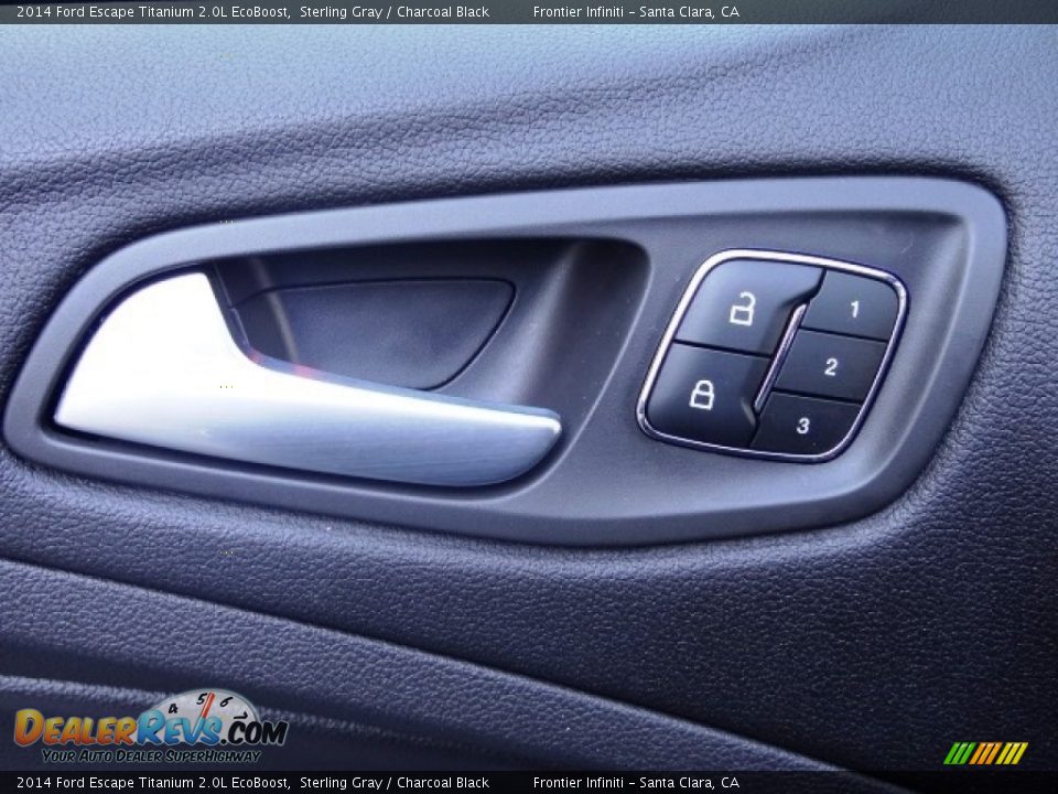 2014 Ford Escape Titanium 2.0L EcoBoost Sterling Gray / Charcoal Black Photo #32
