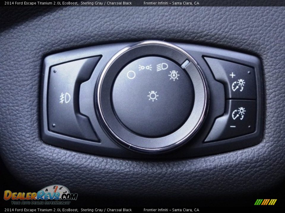 2014 Ford Escape Titanium 2.0L EcoBoost Sterling Gray / Charcoal Black Photo #35