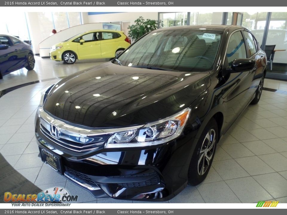 2016 Honda Accord LX Sedan Crystal Black Pearl / Black Photo #1