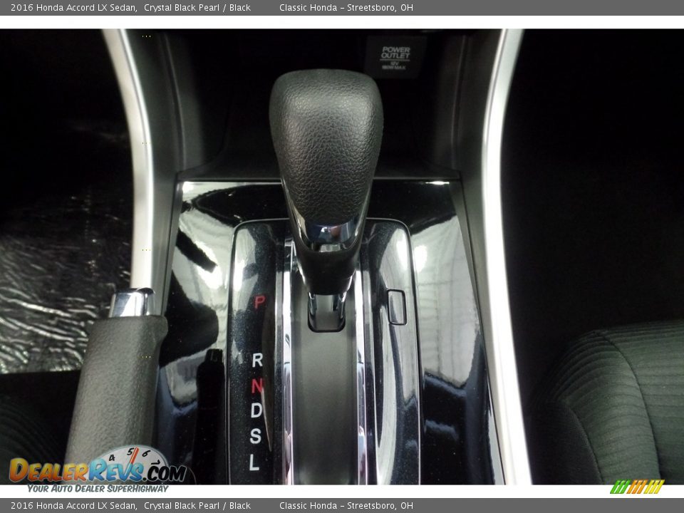 2016 Honda Accord LX Sedan Crystal Black Pearl / Black Photo #13