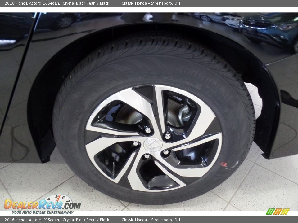 2016 Honda Accord LX Sedan Crystal Black Pearl / Black Photo #16