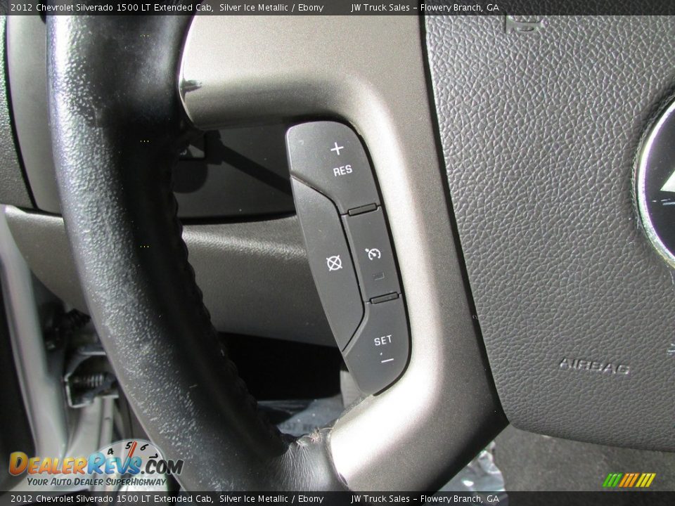 2012 Chevrolet Silverado 1500 LT Extended Cab Silver Ice Metallic / Ebony Photo #23