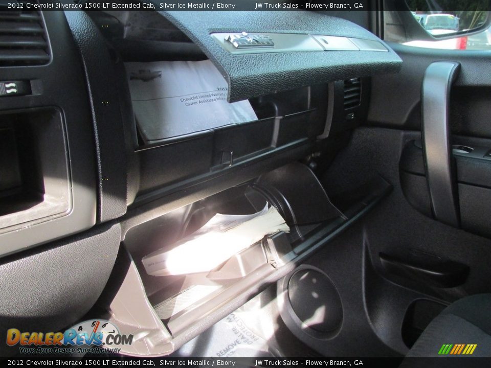 2012 Chevrolet Silverado 1500 LT Extended Cab Silver Ice Metallic / Ebony Photo #28
