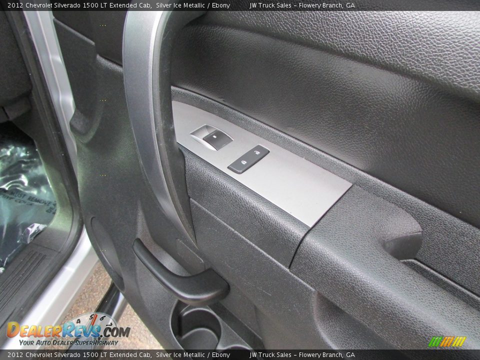 2012 Chevrolet Silverado 1500 LT Extended Cab Silver Ice Metallic / Ebony Photo #35