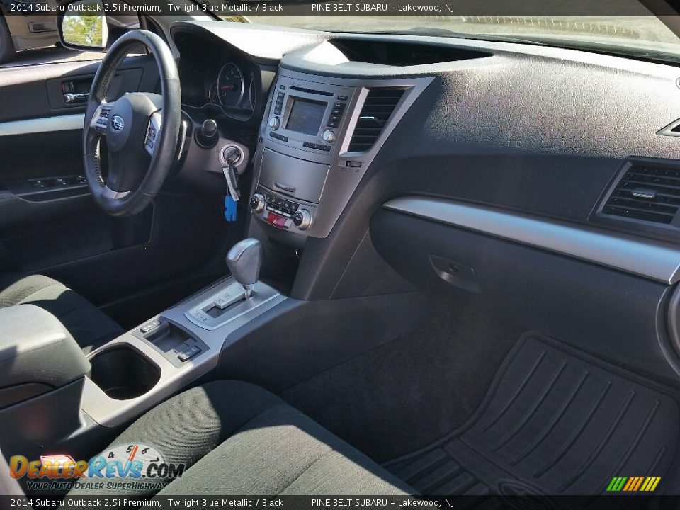 2014 Subaru Outback 2.5i Premium Twilight Blue Metallic / Black Photo #26