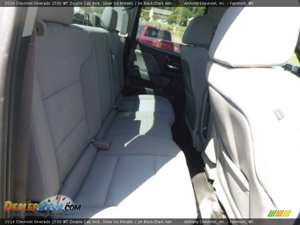 2014 Chevrolet Silverado 1500 WT Double Cab 4x4 Silver Ice Metallic / Jet Black/Dark Ash Photo #5