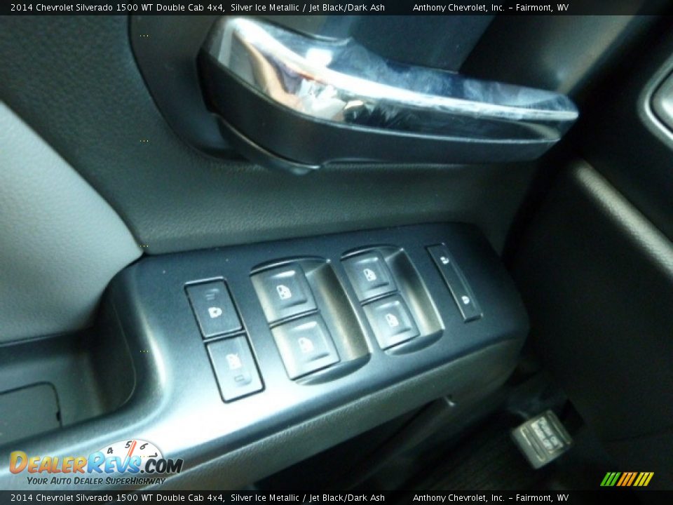 2014 Chevrolet Silverado 1500 WT Double Cab 4x4 Silver Ice Metallic / Jet Black/Dark Ash Photo #20