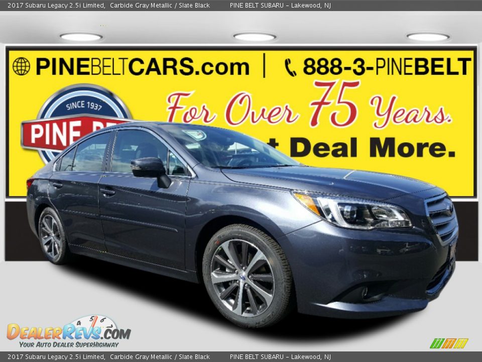 2017 Subaru Legacy 2.5i Limited Carbide Gray Metallic / Slate Black Photo #1