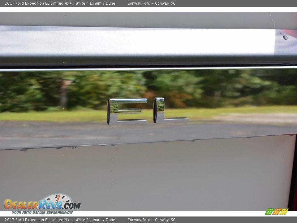 2017 Ford Expedition EL Limited 4x4 White Platinum / Dune Photo #6