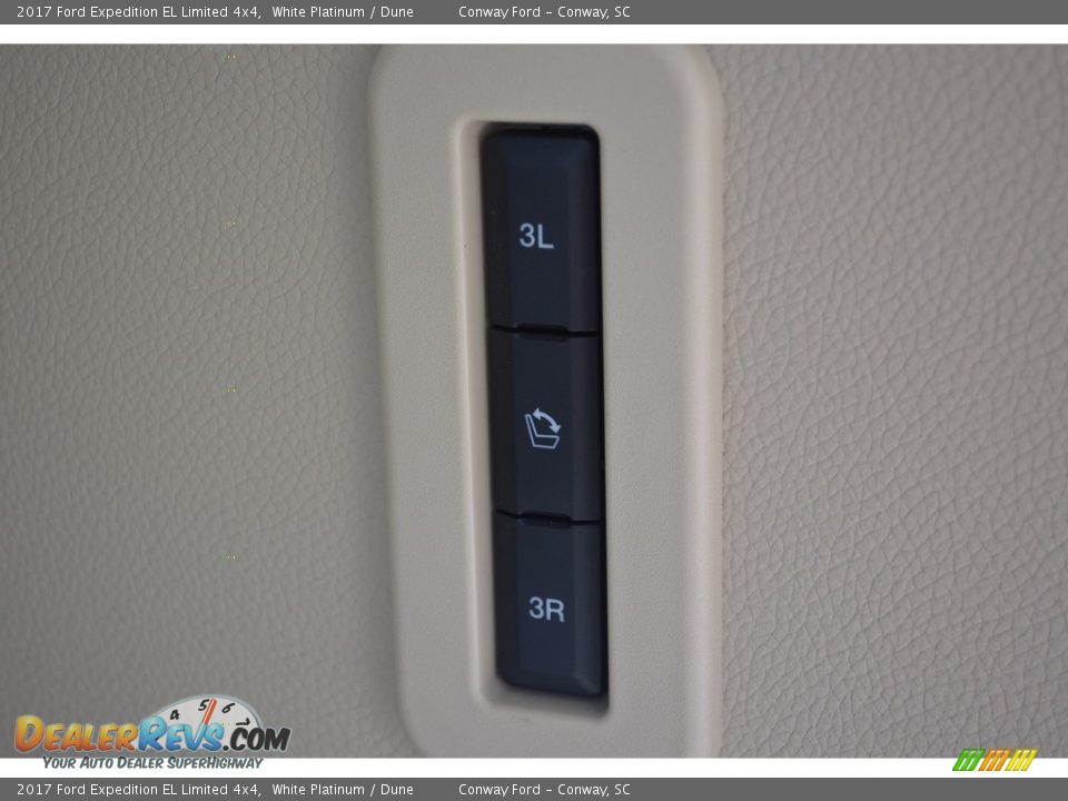 2017 Ford Expedition EL Limited 4x4 White Platinum / Dune Photo #9