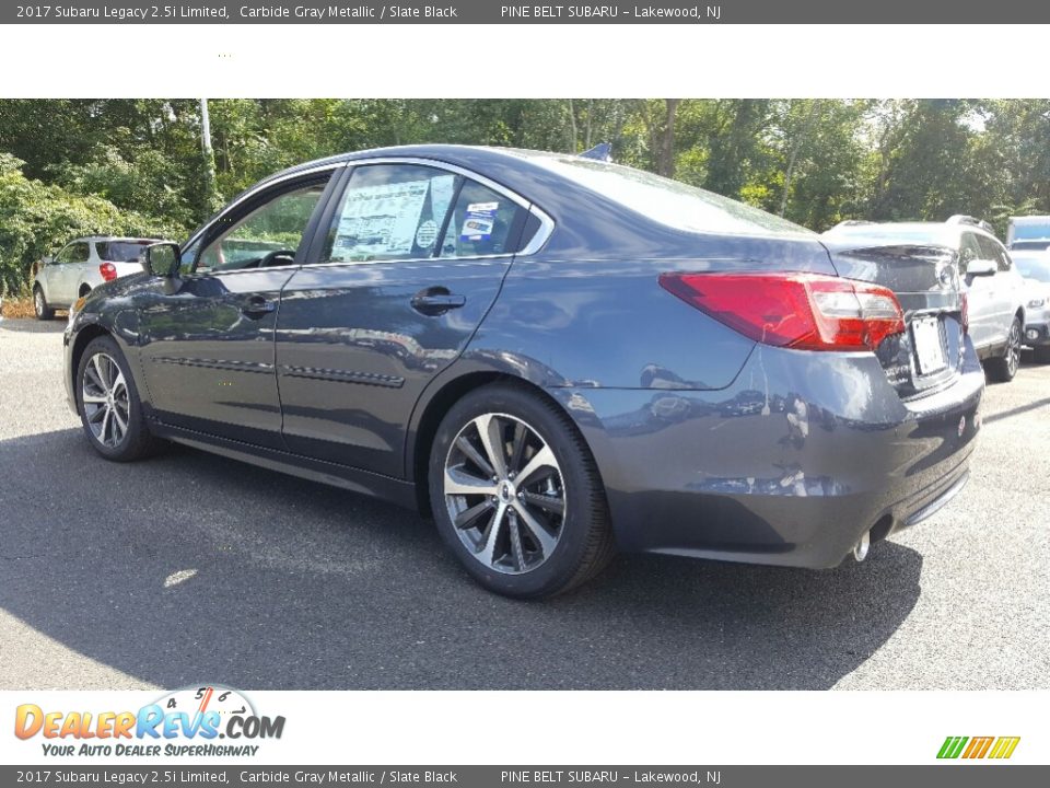 2017 Subaru Legacy 2.5i Limited Carbide Gray Metallic / Slate Black Photo #4
