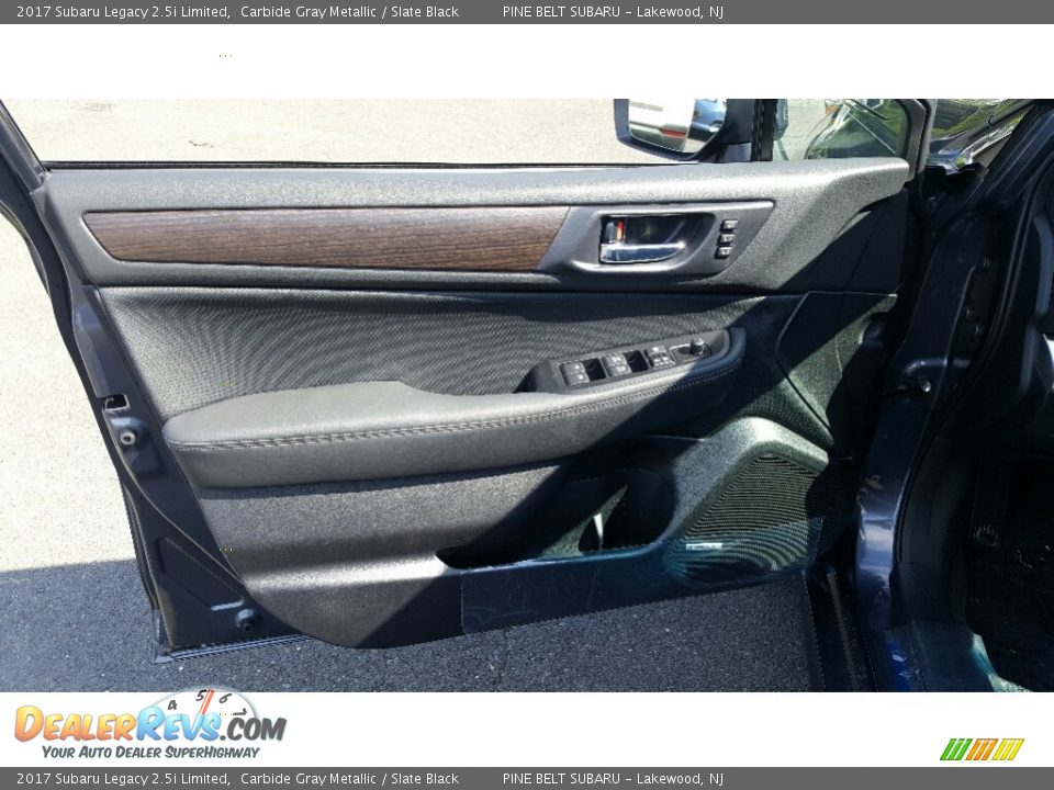 2017 Subaru Legacy 2.5i Limited Carbide Gray Metallic / Slate Black Photo #6