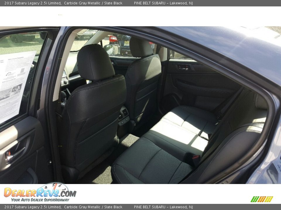 2017 Subaru Legacy 2.5i Limited Carbide Gray Metallic / Slate Black Photo #9