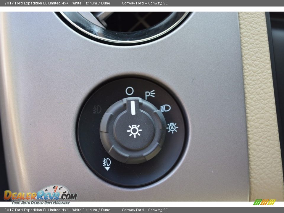 2017 Ford Expedition EL Limited 4x4 White Platinum / Dune Photo #18