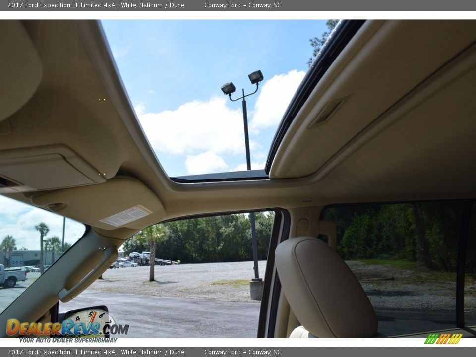 2017 Ford Expedition EL Limited 4x4 White Platinum / Dune Photo #19