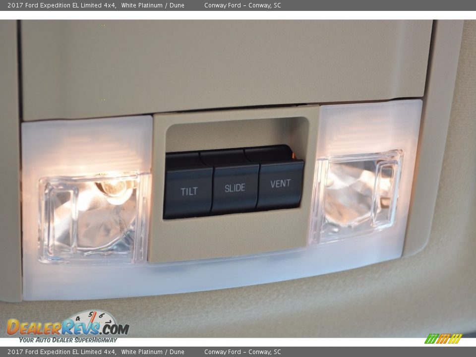 2017 Ford Expedition EL Limited 4x4 White Platinum / Dune Photo #20