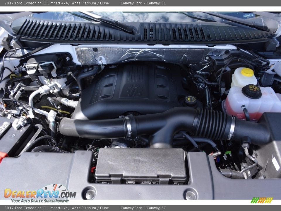 2017 Ford Expedition EL Limited 4x4 White Platinum / Dune Photo #22