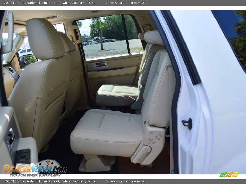 2017 Ford Expedition EL Limited 4x4 White Platinum / Dune Photo #27