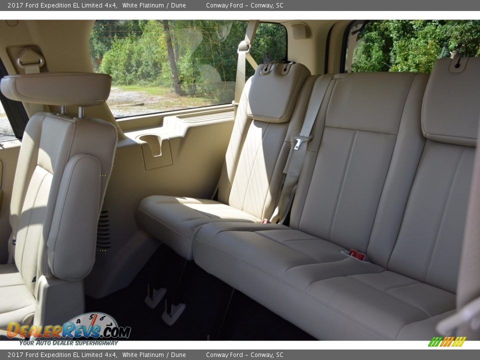 2017 Ford Expedition EL Limited 4x4 White Platinum / Dune Photo #28