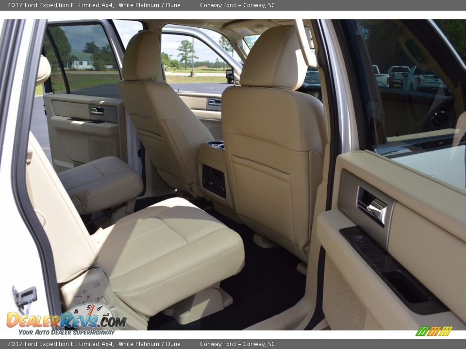 2017 Ford Expedition EL Limited 4x4 White Platinum / Dune Photo #29