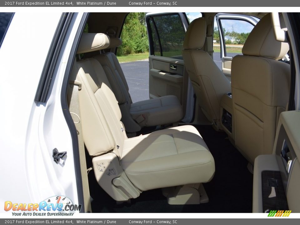 2017 Ford Expedition EL Limited 4x4 White Platinum / Dune Photo #30