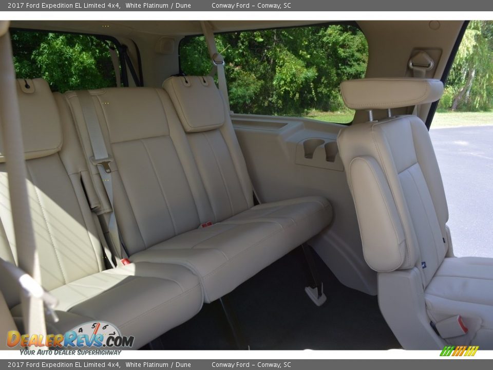 2017 Ford Expedition EL Limited 4x4 White Platinum / Dune Photo #31