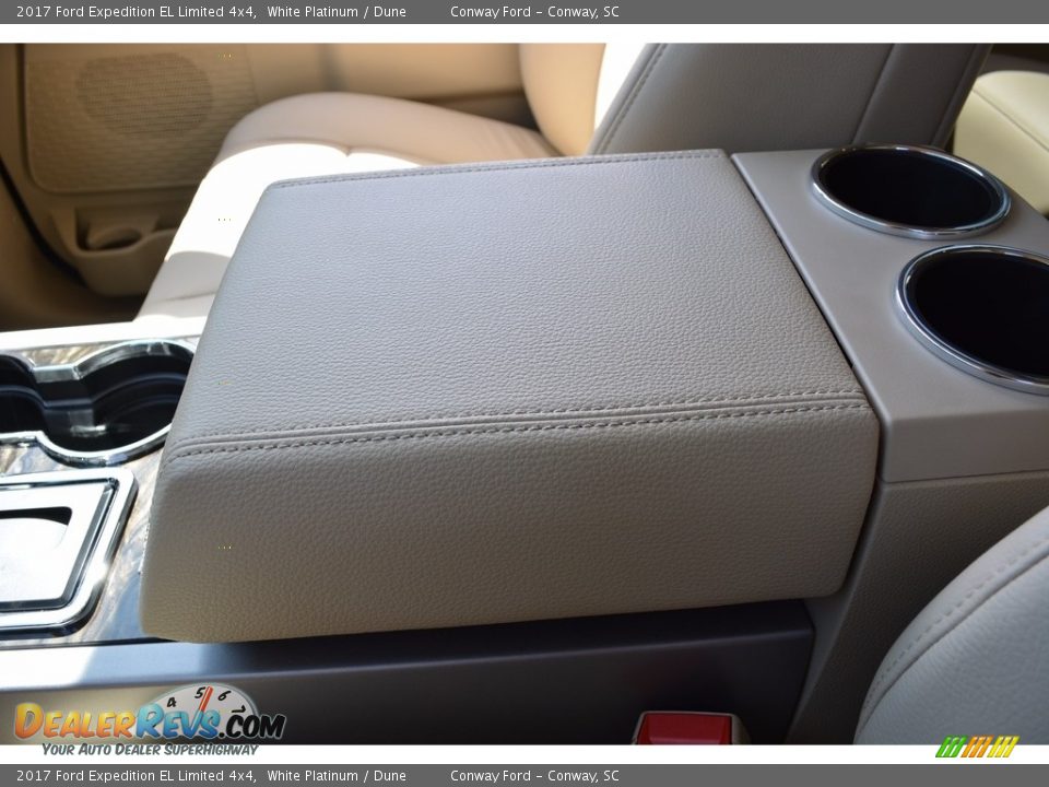 2017 Ford Expedition EL Limited 4x4 White Platinum / Dune Photo #36