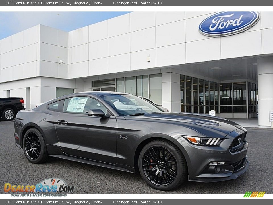 2017 Ford Mustang GT Premium Coupe Magnetic / Ebony Photo #1