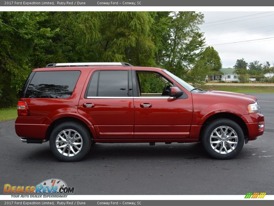 Ruby Red 2017 Ford Expedition Limited Photo #2